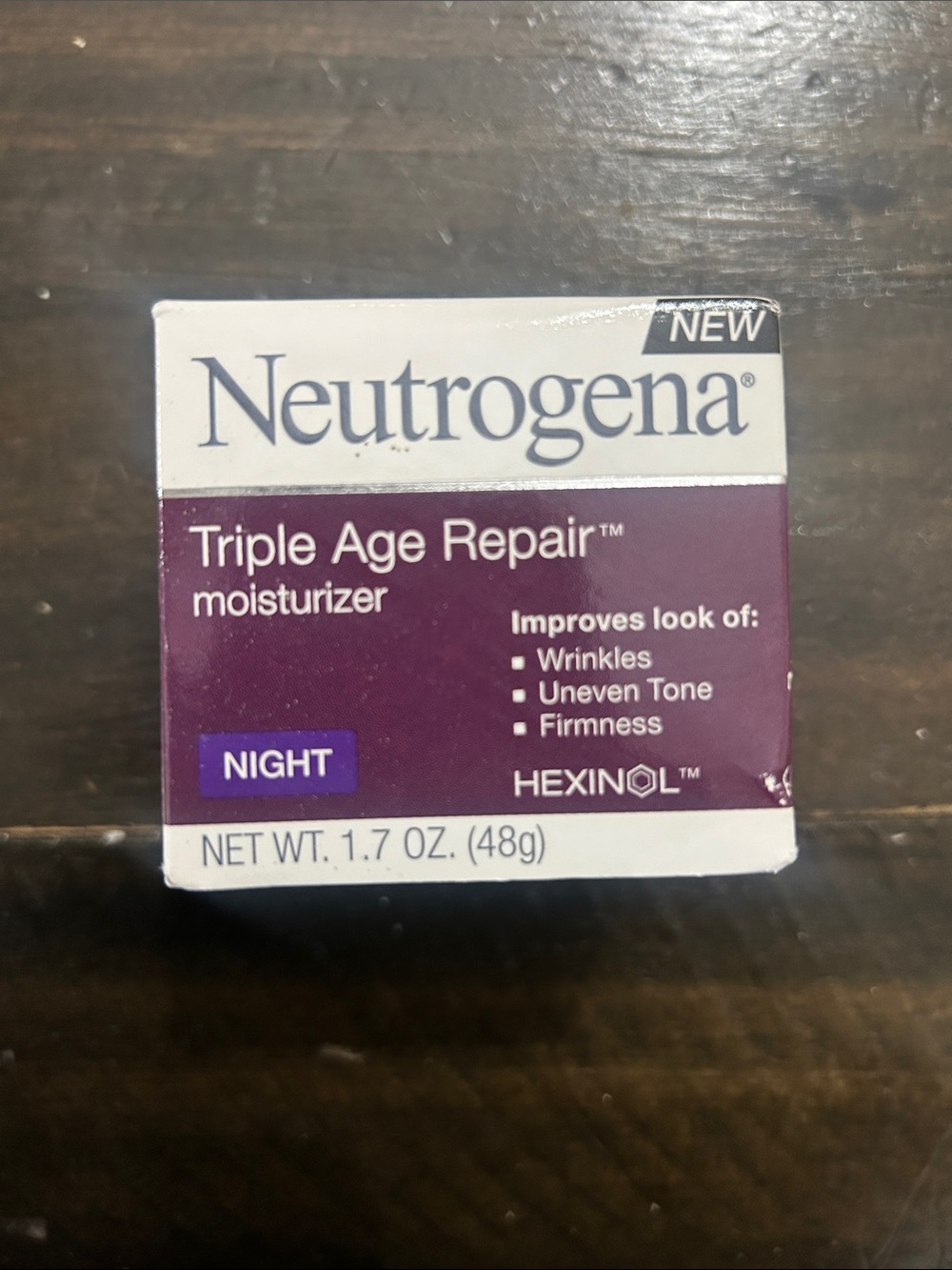 Neutrogena Triple Age Repair Night Moisturizer - Purple and White